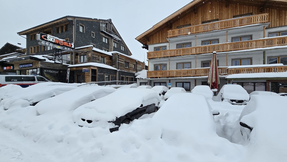 Verse sneeuw in Obertauern.